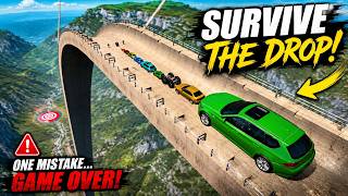 Big vs Small Cars on the World's Steepest Ramp!🚗🎡-Beamng.Drive #beamngdrive screenshot 4
