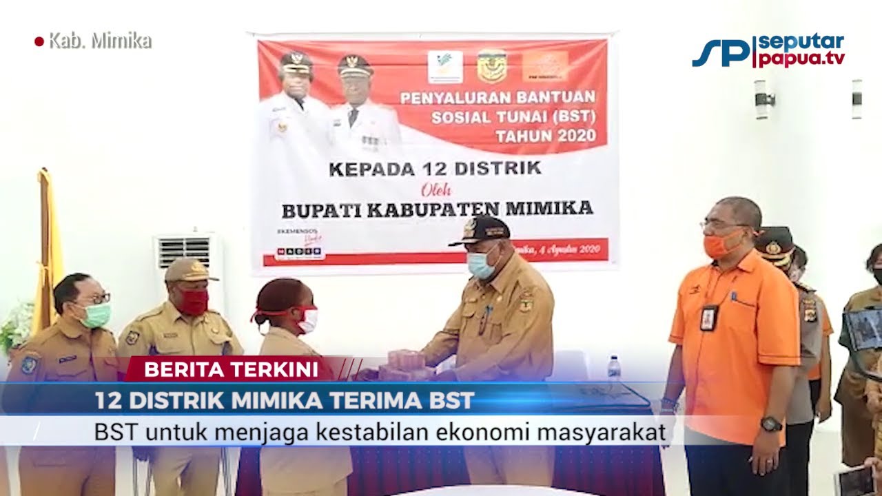 12 DISTRIK DI MIMIKA TERIMA BST