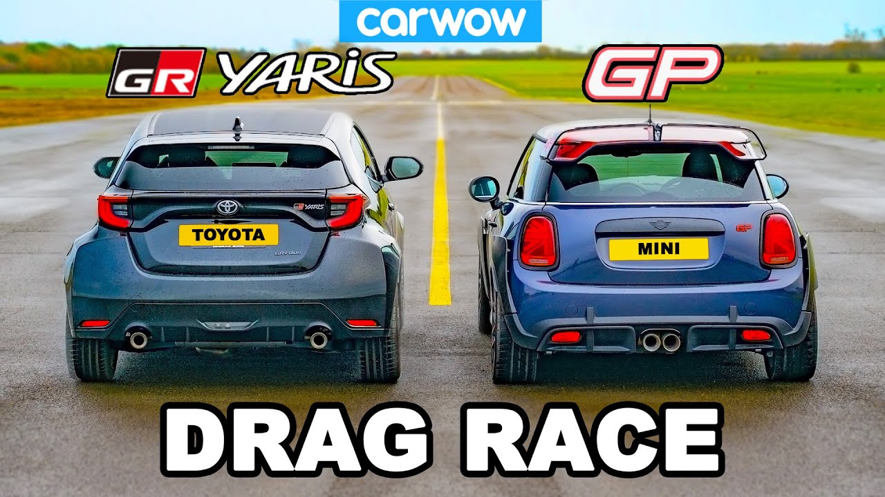 Toyota GR Yaris v MINI GP - DRAG RACE