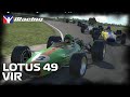 Out of my comfort zone - Lotus 49 at VIR - iRacing