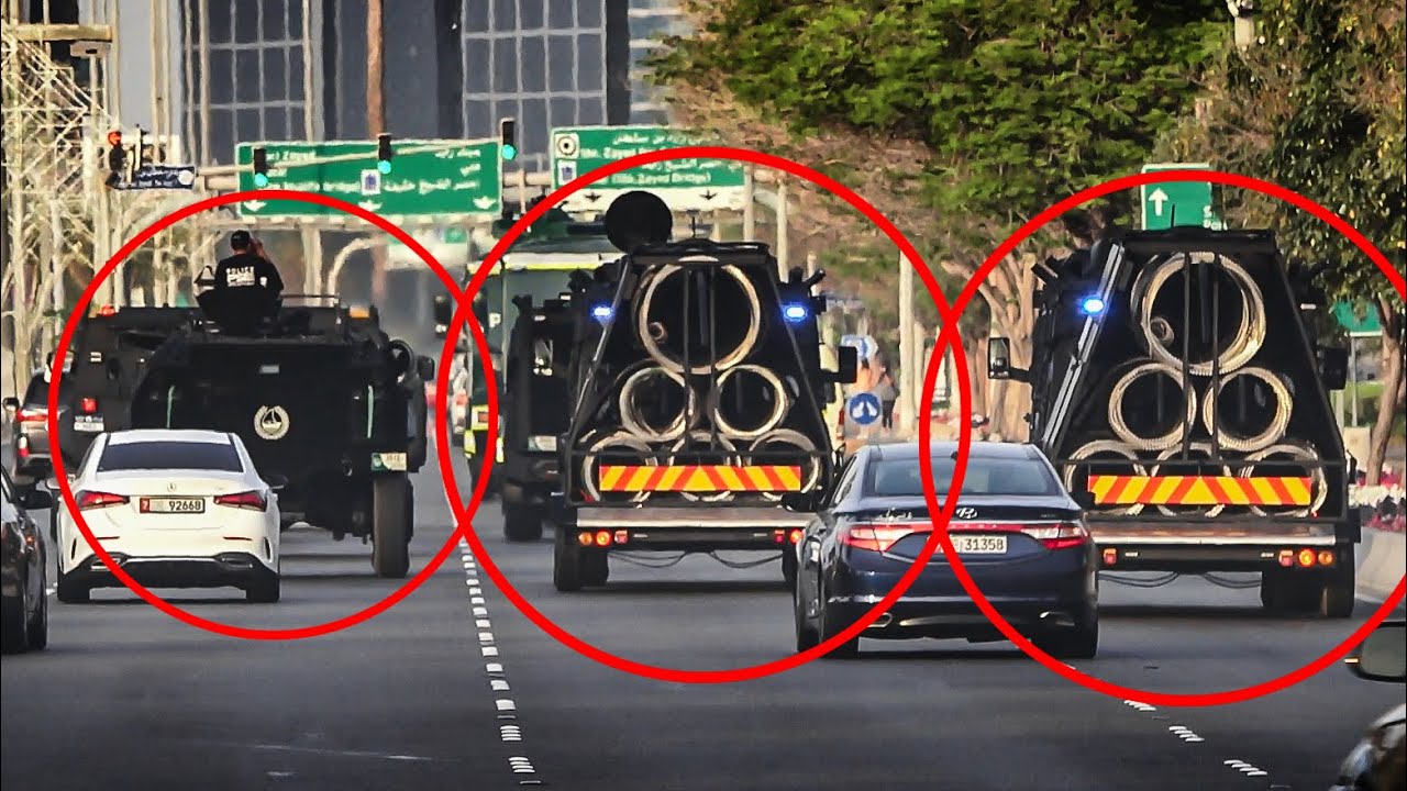 BIGGEST POLICE ESCORT IN THE WORLD WITH OVER 1000+ POLICE CARS, TRUCKS