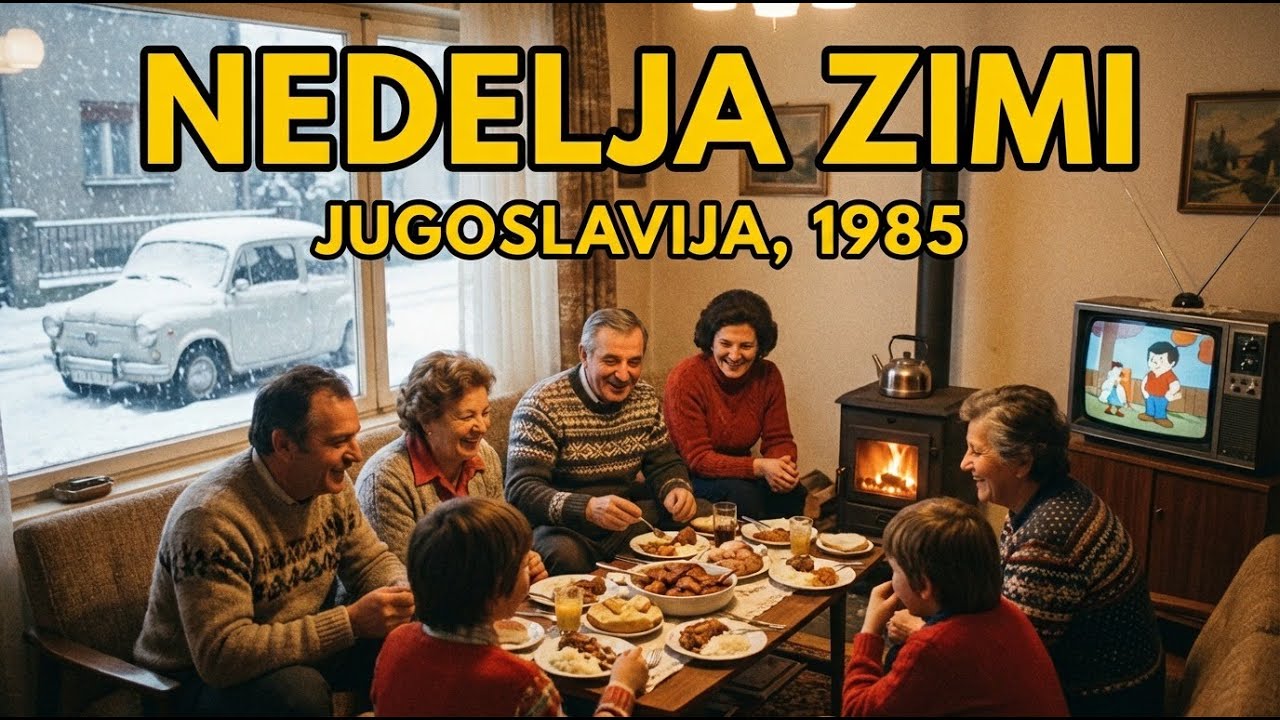 Nedjelje zimi u Jugoslaviji: Ručak, televizija i porodični mir