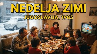 Nedjelje Zimi U Jugoslaviji Ručak, Televizija I Porodični Mir
