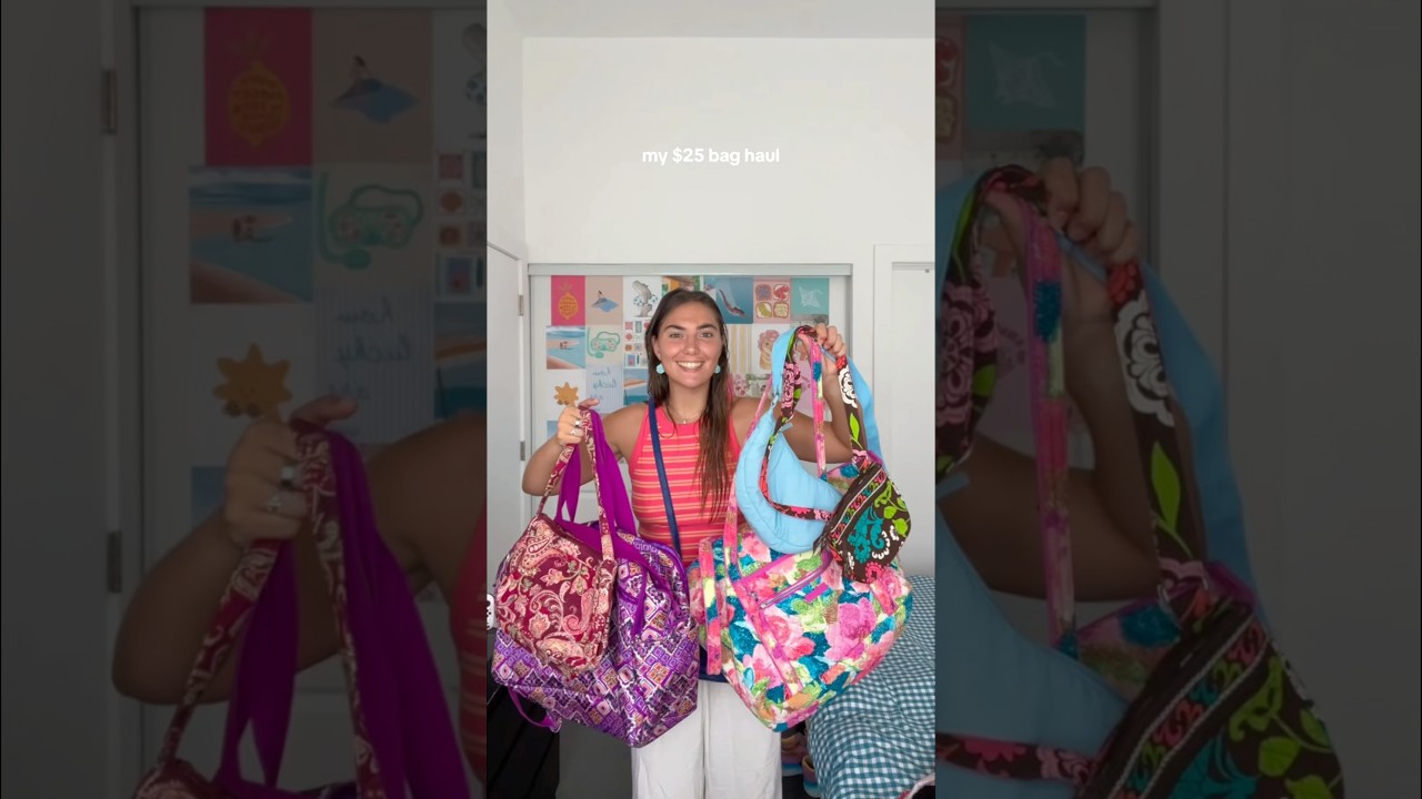 4 VERA BRADLEY BAGS?!? 