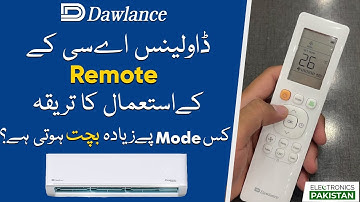 Dawlance inverter AC remote settings and Features | Dawlance AC new model Elegance Plus UV Remote