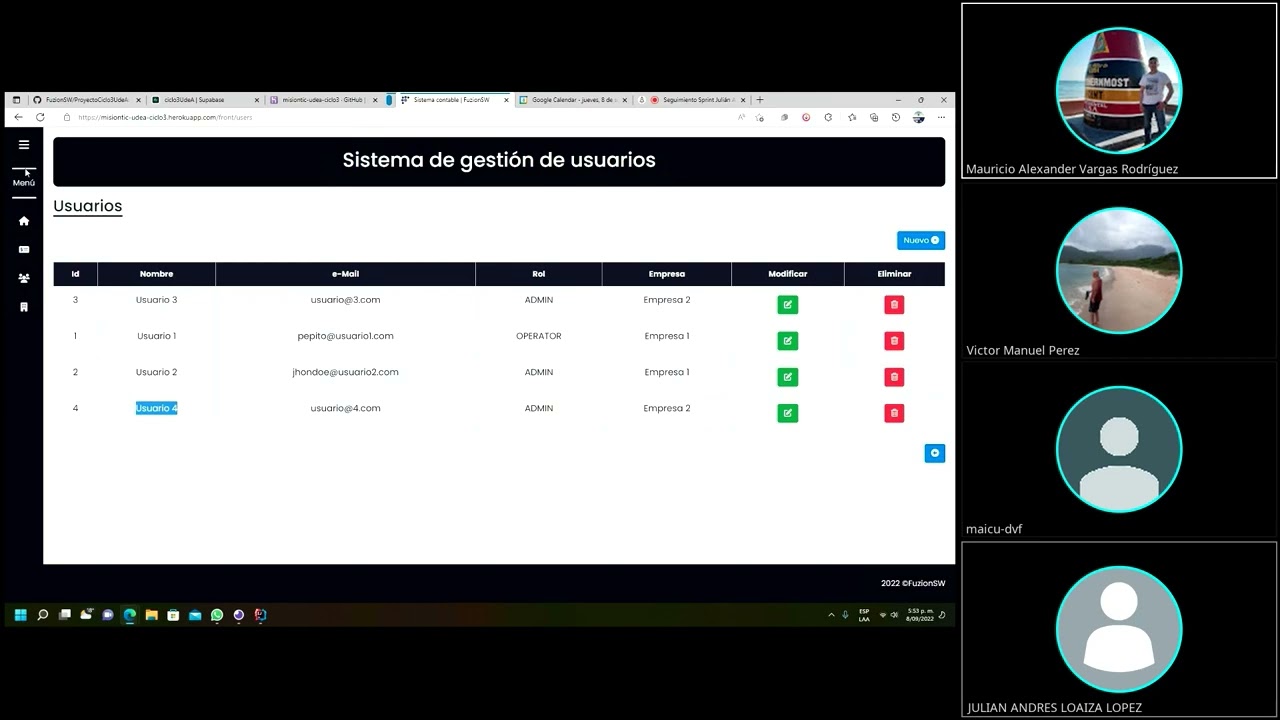 Sprint3 FusionSW con audio