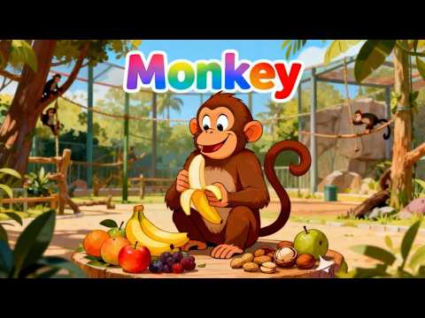 Zoo Animal for Kids Educational Toddler Learning Video | Baby Cartoon | Kids Songs & Nursery Rhymes
