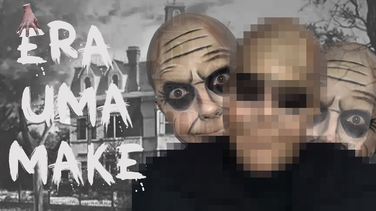 MAQUIAGEM DO TIO CHICO/FESTER (FAMÍLIA ADDAMS) | ERA UMA MAKE...