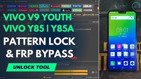 Vivo V9 Pin Pattern and Frp Unlock One Click | By Unlock Tool 2024
