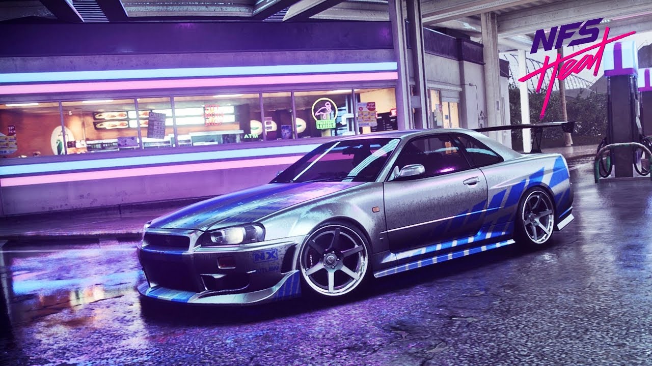 Need For Speed Heat 2 Fast 2 Furious Brian S Nissan Skyline Gt R R34 Build Tutorial Youtube