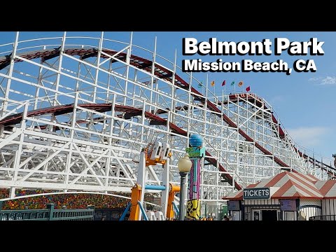 Belmont Park, Mission Beach — Epic Beach Amusement Park in SoCal [4K] video thumbnail