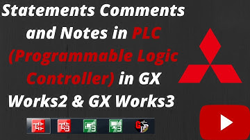 Creating Comments, Statements, and Notes - MELSEC Tutorial GX Works 2 | GX Works 3 #plc #plctutorial