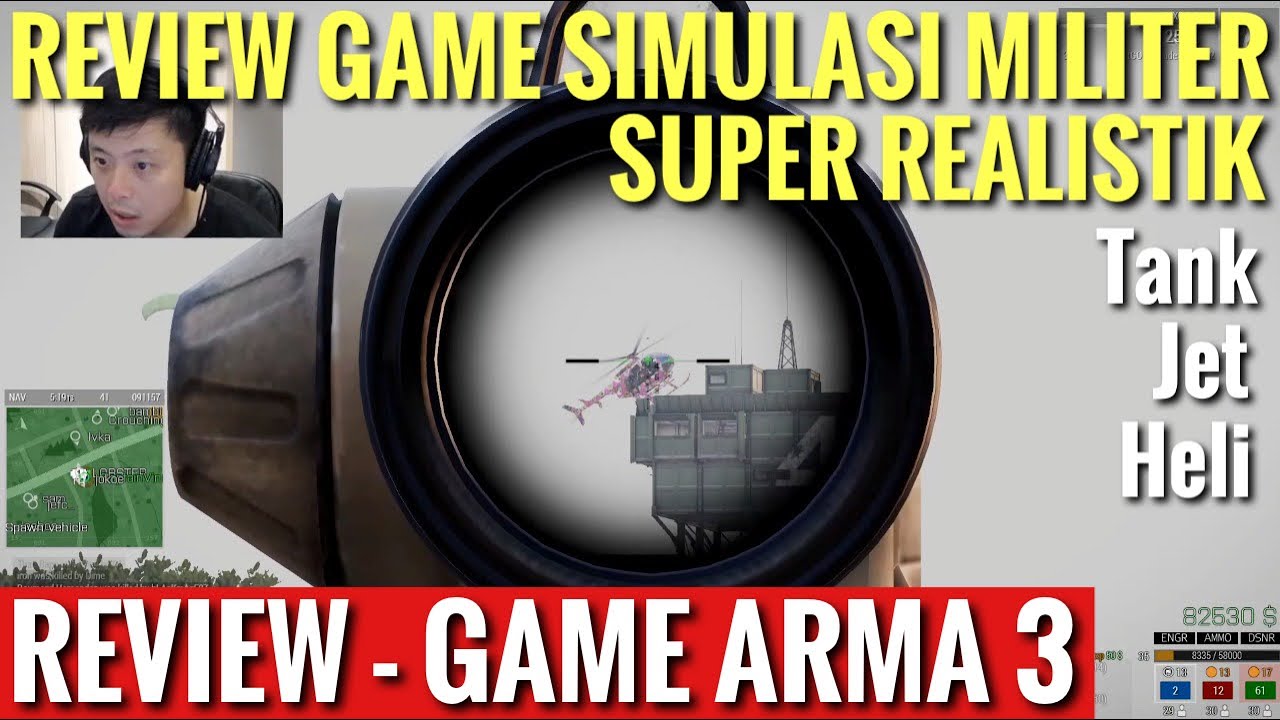 Review Game Simulasi Militer ARMA 3, Captain Vincent Kena Tembak Musuh!