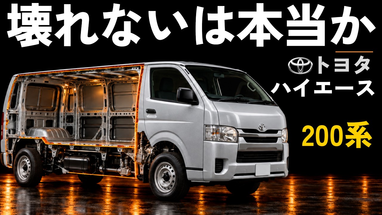 一台解剖】ハイエース200系を中古で買うならどの型か｜1型〜7型の違い