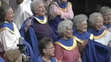 Elderly White Church Choir Singing "Hot In Here" #hiphop #funny