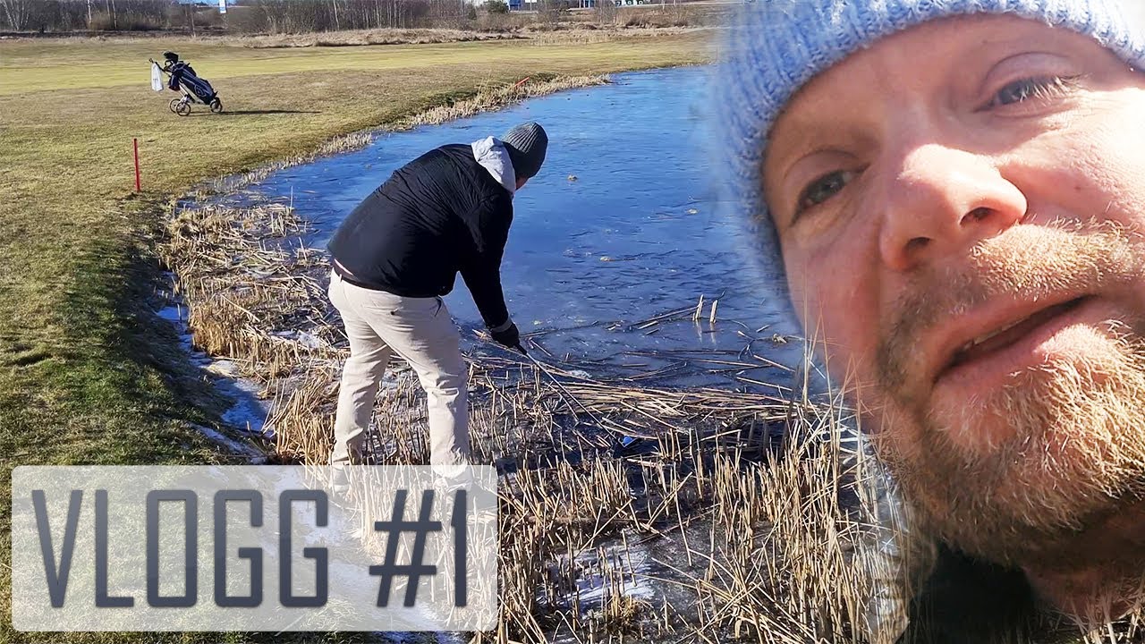 Stormig dag på golfbanan - Vlogg #1 - YouTube