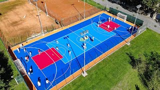 Bergo Flooring sport court Primary school Nikola Tesla Banja Luka Bosnia