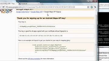 Hướng dẫn lập trình Android - Bài 29: Finish setting up Google API with key code