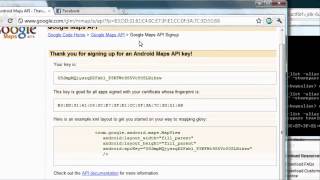 Hướng dẫn lập trình Android - Bài 29: Finish setting up Google API with key code