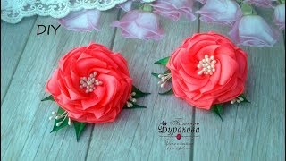 🌺 Цветы из лент 🌺 Резиночки для волос 🌺 Канзаши 🌺 DIY 🌺 Hand мade 🌺 Kanzashi 🌺