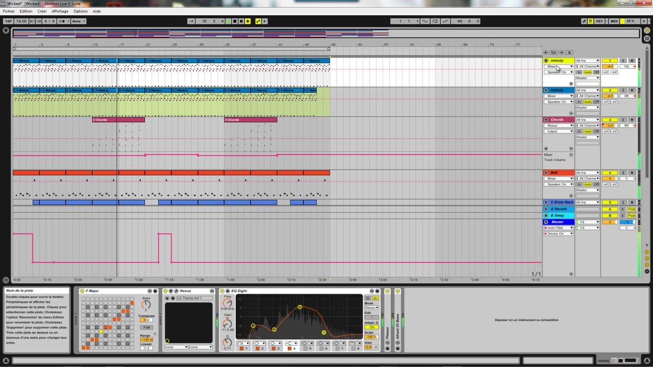 Ableton Live 9 Trap beat - YouTube