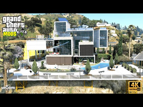 ROBANDO MANSIONES MILLONARIAS en GTA 5! 🏡💰 (Mods)