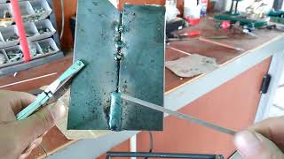 Μάθημα ηλεκτροσυγκόλλησης. Απλά βήματα στην αρχή How to do simple welding (2)