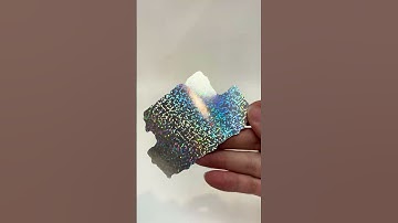 The iridescent colors make the stickers stand out and sparkle