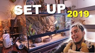 How To Set Up A Bearded Dragon Enclosure !! A Very Easy Set Up