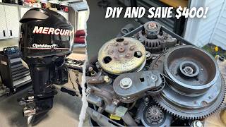 How to Change Mercury Optimax Outboard Motor Alternator Belt