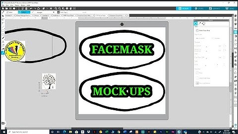 How To Create A Face Mask Mock Up In Silhouette Studio
