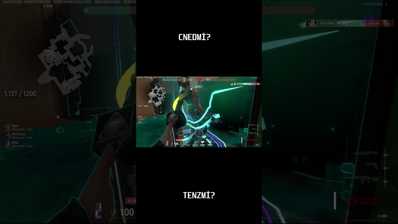 SİZCE EN IYİ OYUNCUSU CNED? VS TENZ? - Valorant Kesitleri