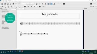 Tuto : MuseScore3 : Psalmodie