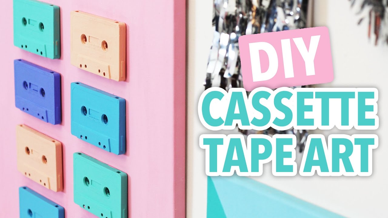 Cassette Art Crafts ~ Washi Tape Art Creations – Art Is Basic ...