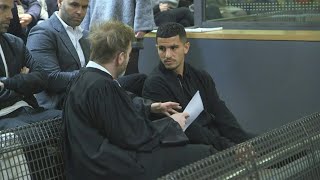 Procès de Youcef Atal: arrivée du joueur au palais de justice de Nice | AFP Images