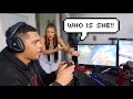 GAMING WITH GIRLS ONLINE TO SEE HOW MY GIRLFRIEND REACTS! *INTENSE*