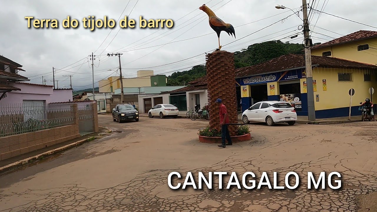 CANTAGALO MG, PASSEIO PELA À CIDADE CANTAGALO MG, INTERIOR DE MINAS GERAIS, TERRA DO TIJOLO DE BARRO