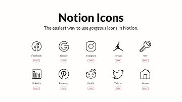 Notion Icons: Elegant and Easy