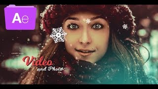 Christmas Slideshow Winter Opener After Effects Project