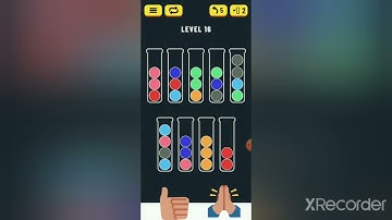 Ball sort puzzle level 16| Ball sort puzzle 2021|short video