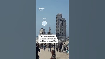 Israeli Strike Destroys High-Rise in Gaza City