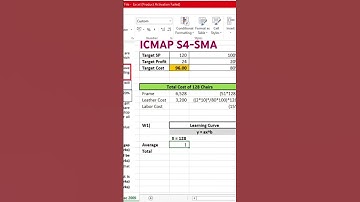"ICMAP S4-SMA Learning Curve Explained Fast! 🚀 #ICMAP #Exam #ACCA #Excel"