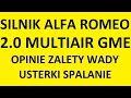 Silnik Alfa Romeo/Jeep 2.0 MultiAir Turbo opinie, zalety, wady, usterki, spalanie, rozrząd, olej.