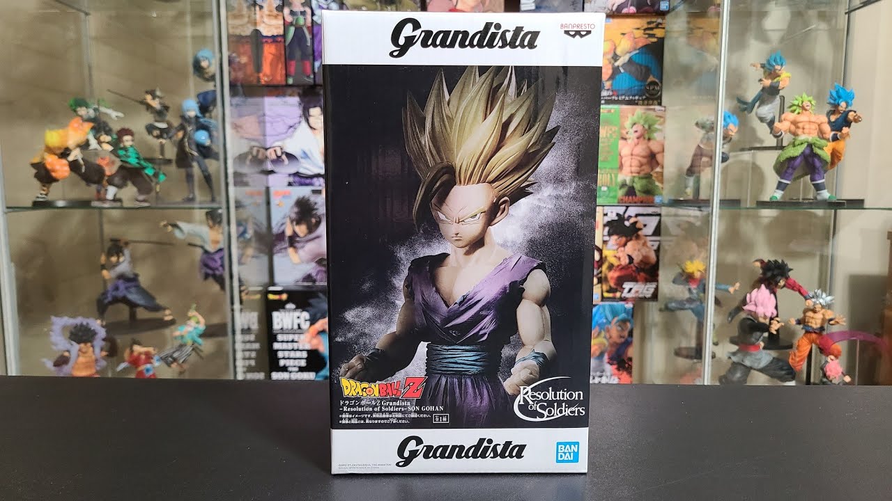 SUPER SAIYAN II GOHAN DRAGON BALL Z GRANDISTA FIGURE UNBOXING AND REVIEW RESOLUTION OF SOLDIERS