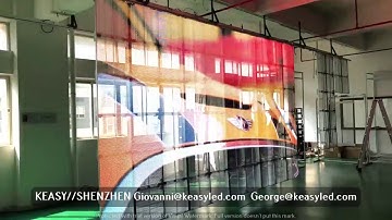 P3 91 Transparent LED Screen Display | KEASY SHENZHEN TECHNOLOGIES
