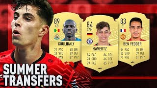 NEW CONFIRMED SUMMER TRANSFERS & RUMOURS! w/ HAVERTZ BEN YEDDER KOULIBALY & MORE! | FIFA 20