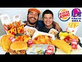 My First Collab With My Little Brother (Taco Bell &amp; Burger King) • MUKBANG