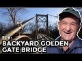 Backyard suspension bridge  coolest thing ive ever made ep6
