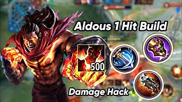 ALDOUS DAMAGE HACK BUILD! | ALDOUS BEST BUILD 2022