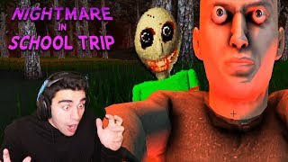 THIS EVIL TEACHER SCARED ME MORE THAN BALDI! - Nightmare in School Trip (Ending) screenshot 2